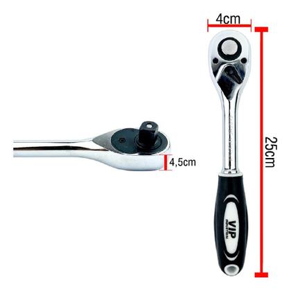 Imagem de Kit Jogo Soquete Catraca E Extensor 1/2 12 Peças T10 A T21