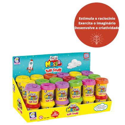 Imagem de Kit Jogo Tapalavras com 5 Massinhas Coti Massa Cotiplas Criativa e Educativa Para Toda a Família