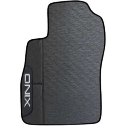 Imagem de Kit Jogo Tapete Onix 2013 a 2015 4 Peças + Tapete Porta Malas Emborrachado Automotivo Personalizado