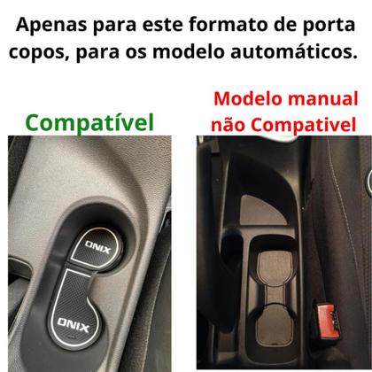 Imagem de Kit Jogo Tapetes Console Onix automático Plus Hatch 2020 2021 2022 2023 12 Peças
