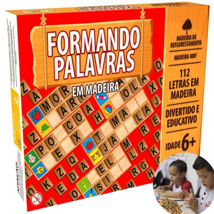 Imagem de Kit Jogos Educativos Formando Palavras + Caiu Perdeu