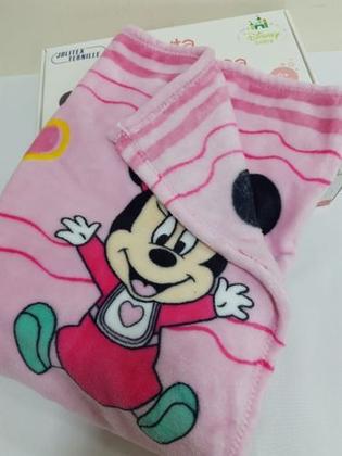 Imagem de Kit Jolitex Manta Dyuri Menina + Manta Microfibra Soft Bebe