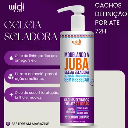 Imagem de Kit Juba Completo Shampoo + Condicionador + Mascara Butter Oil + Geleia + Ondulando Widi Care