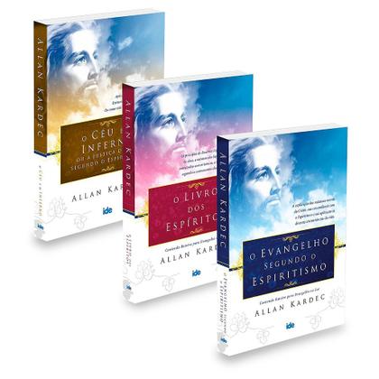Imagem de Kit Kardec - 3 Livros: Evangelho, Livro dos Espíritos e Céu e o Inferno - Edição Econômica
