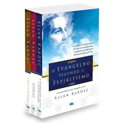Imagem de Kit Kardec - 3 Livros: Evangelho, Livro dos Espíritos e Céu e o Inferno - Edição Econômica