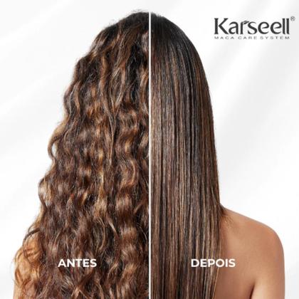 Imagem de Kit Karseell Máscara Colagem Hidratação Profunda Shampoo Condicionador Óleo 50ml