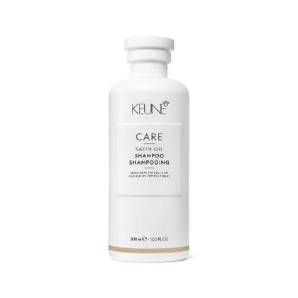 Imagem de Kit Keune Satin Oil Shampoo 300ml, Condicionador 250ml, Máscara 200ml