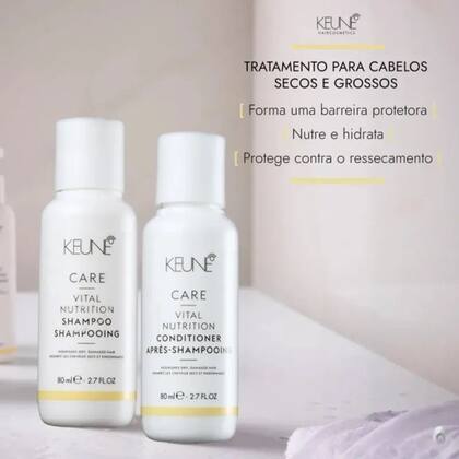 Imagem de Kit Keune Vital Nutrition Shampoo 80ml + Condicionador 80ml