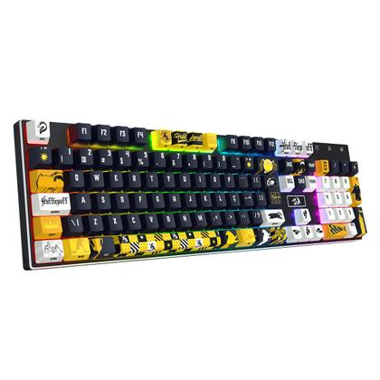 Imagem de Kit keycaps redragon harry potter lufa-lufa abnt2 136 teclas redragon hp-943