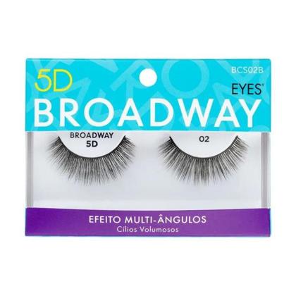 Imagem de Kit Kiss Ny Cílios 5D Broadway 02+Cola De Cílios Postiços 5G