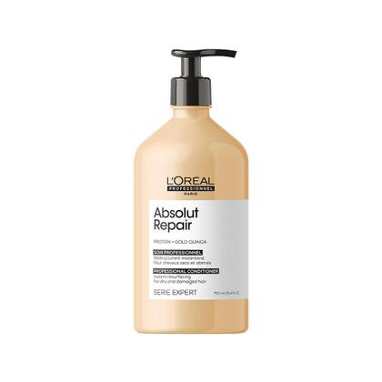 Imagem de Kit L'Oréal Pro Serie Expert Absolut Repair Gold Quinoa - Shampoo e Condicionador 750ml