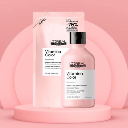 Imagem de Kit L'Oréal Vitamino Color Refil Shampoo 240ml + Shampoo 300ml