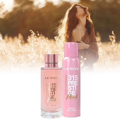 Imagem de Kit La Rive 315 Prestige Pink Feminino 100ml + Deo 150ml
