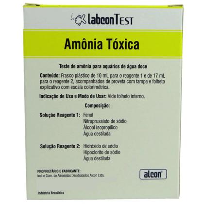 Imagem de Kit Labcon Amônia Água Doce + 2 PH Tropical 15ml + Nitrito + Dureza KH