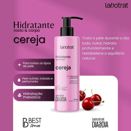 Imagem de Kit Labotrat Dia A Dia Linha Completa Cereja Corpo Rosto Banho Premium Cheiro De Fruta  Monte O Seu