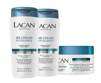 Imagem de Kit Lacan BB Cream Excellence Shampoo Condicionador Máscara