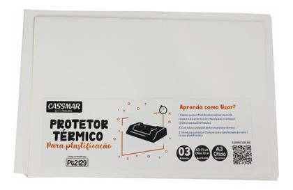 Imagem de Kit Laminadora Aurora A3 110V + Bopp A4 + Bopp A3 Fosco Cassmar