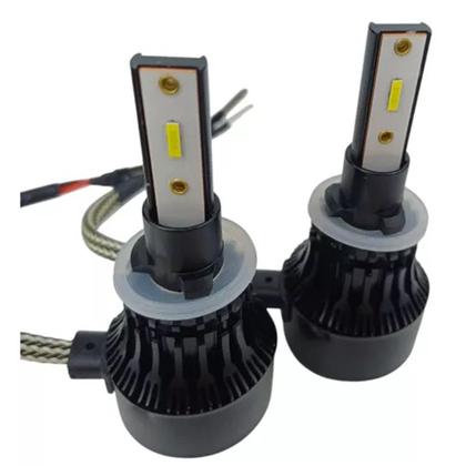 Imagem de Kit Lampada Led Chip Csp Flip Ângulo de 360º 12v 6000k Encaixe 880 881