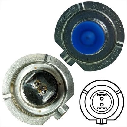 Imagem de Kit Lâmpada Shocklight Super Branca Farol Alto baixo e Lanterna H1 H7 T10 Duplo Foco 55w 12v