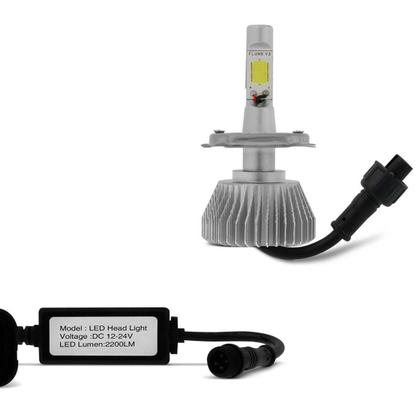 Imagem de Kit Lâmpada Super LED H3 6000K 12V e 24V 22W Efeito Xenon