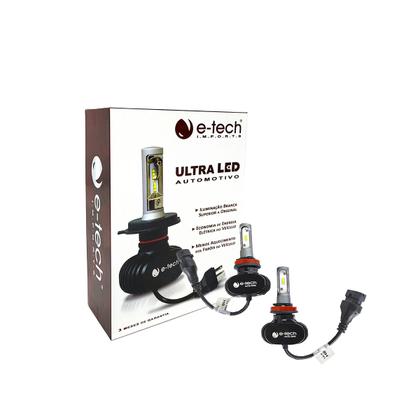 Kit Lâmpada Ultra LED Automotivo Milha Alto Baixo 6000K 40W - E-tech Imagem de Kit Lâmpada Ultra LED Automotivo Milha Alto Baixo 6000K 40W