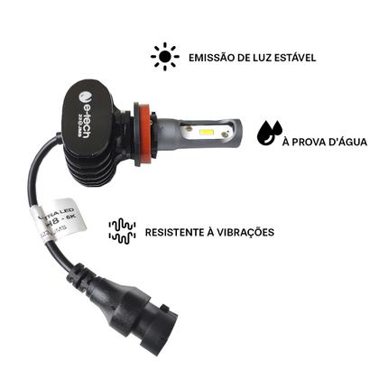 Kit Lâmpada Ultra LED Automotivo Milha Alto Baixo 6000K 40W - E-tech Imagem de Kit Lâmpada Ultra LED Automotivo Milha Alto Baixo 6000K 40W