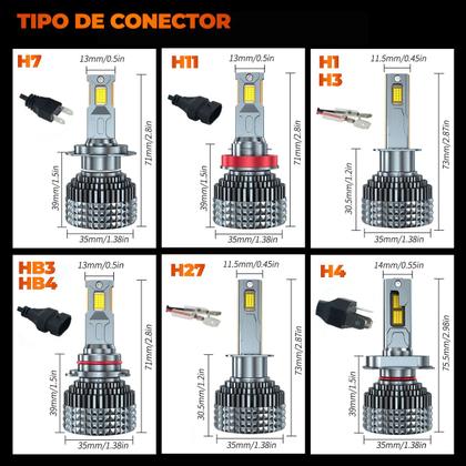 Imagem de Kit Lâmpada Ultra Led Diamond Farol Milha Livina 17/20 60W 6500k