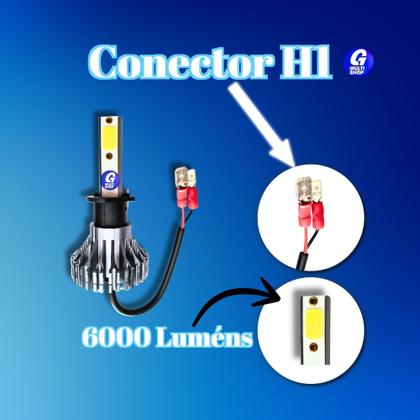 Imagem de Kit Lampadas Automotiva Carro Super Led V2F H1 H3 H4 H7 H8 H11 H13 H27 HB3 HB4 6000k Branca