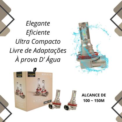 Imagem de Kit Lâmpadas de Led Code Nano Micro 8000k Farol Milha Amarok 2017 2018 2019 2020 2021 2022 2023 2024