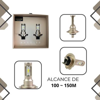 Imagem de Kit Lâmpadas Led Code Nano Micro 8000k Farol Baixo Astra 2003 2004 2005 2006 2007 2008 2009 até 2012