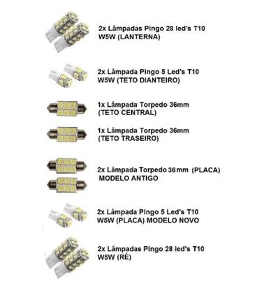 Imagem de Kit Lâmpadas Led Tucson Luz Branca Pingo Teto Placa Ré