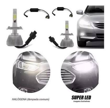 Imagem de Kit Lampadas Super Led H4 Gm Celta 2000 Á 2005 Alto E Baixo