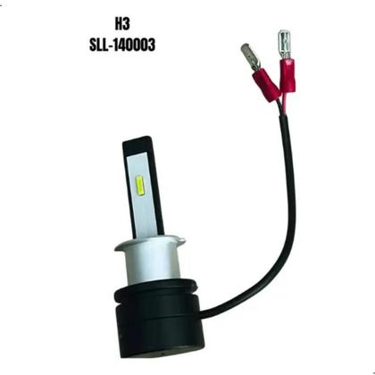 Imagem de Kit Lâmpadas Super Led S14 H3 Nano 6000k Headlight 35W Branco Frio 3600 Lumens Shocklight
