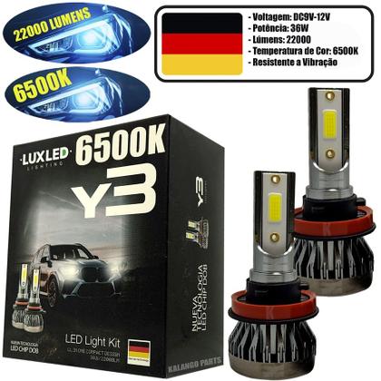 Imagem de Kit Lâmpadas Super Led Y3 VW SpaceFox 2010 A 2016 + T10