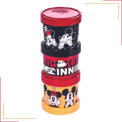 Imagem de Kit Lancheira Infantil Garrafa + Potes 3 em 1 Volta às Aulas