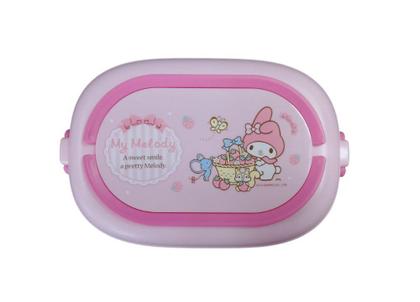 Imagem de Kit Lancheira Infantil My Melody Dupla Camada com Alça e Talher 1600m