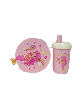 Imagem de Kit Lancheira Marmita com Talher + Copo infantil Golfinho e Sereia