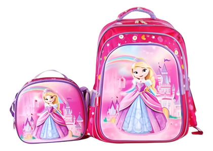 Imagem de Kit  Lancheira Térmica E Estojo 3d Infantil Com Mochila