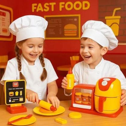 Imagem de Kit Lanchonete Infantil Com Utensílios