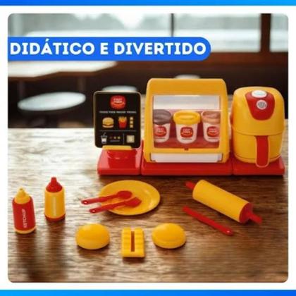 Imagem de Kit Lanchonete Infantil Com Utensílios