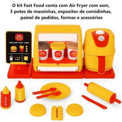 Imagem de Kit Lanchonete Infantil Com Utensílios