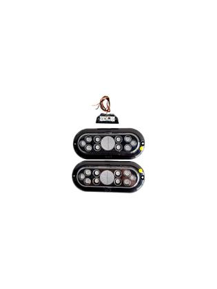Imagem de Kit Lanterna De Led + Placa Carretinha Carreta Reboque Jet-Ski 12V HOMOLOGADA