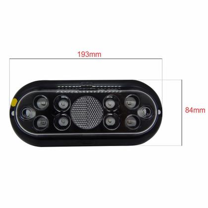 Imagem de Kit Lanterna De Led + Placa Carretinha Carreta Reboque Jet-Ski 12V HOMOLOGADA