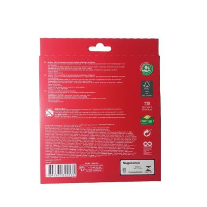 Imagem de Kit Lapis de Cor Faber Castell 24 Cores e lapis de cor 12 tons de pele