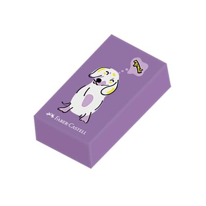 Imagem de Kit Lápis Grafite + Apontador + Borracha Pets Faber-Castell