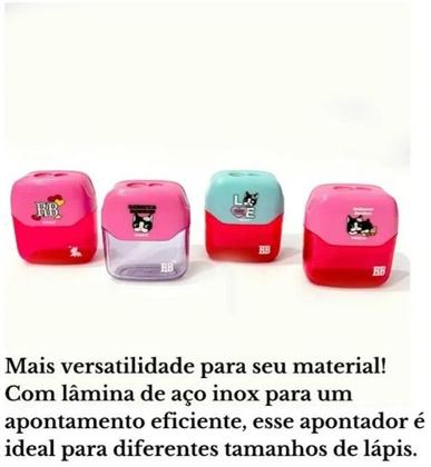 Imagem de Kit Lápis Hb Com Apontador E Borracha Rebecca Bonbon Sortido