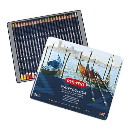 Imagem de Kit Lápis Profissional Derwent Watercolour 24 Cores