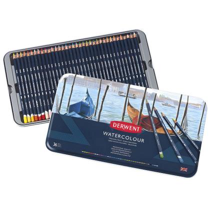 Imagem de Kit Lápis Profissional Derwent Watercolour 36 Cores
