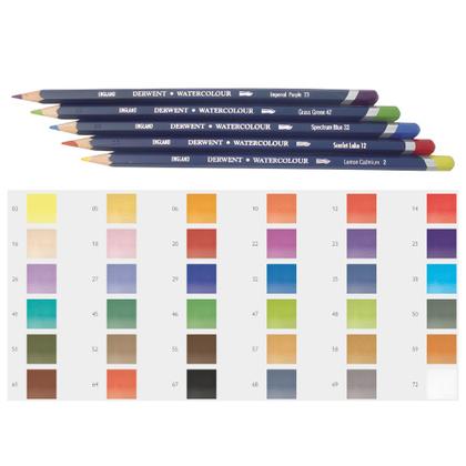 Imagem de Kit Lápis Profissional Derwent Watercolour 36 Cores