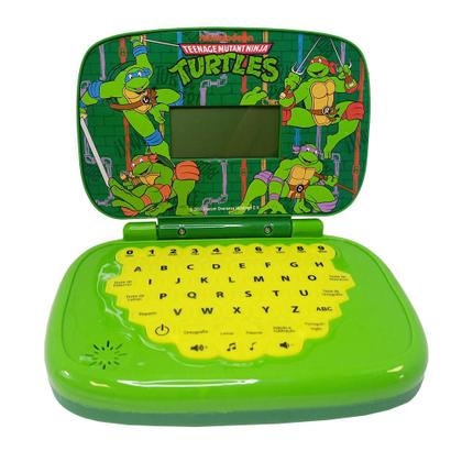 Imagem de Kit Laptop Infantil Educativo Candide Tartarugas Ninja Bilíngue + 1 Fidget Spinner Sortido